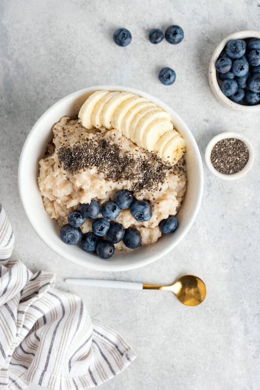 Pouding aux graines de chia et bleuets